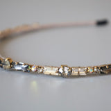 Silver Grey Studs Headband