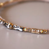 Silver Grey Studs Headband