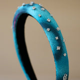 Slender Headband Blue Black