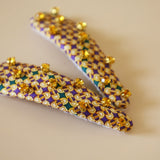 Hair Pin Purple Yellow