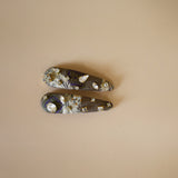 Hair Pin Beige Studs