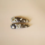 Hair Pin Beige Studs