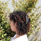 Black Pearl Studs Hair Clip