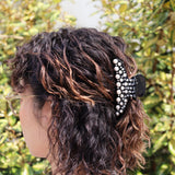 Black Pearl Studs Hair Clip