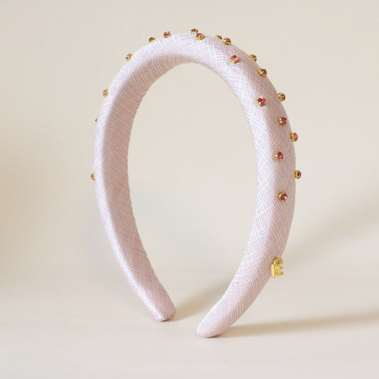 [MV rental] Slender Headband Pink White 