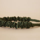 Gather Headband Silk Olive