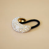 Half Moon Full Studs Gold Pony