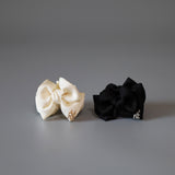 Black Ribbon Mini Hair Clip