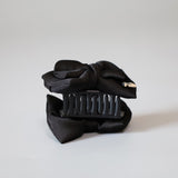 Black Ribbon Mini Hair Clip
