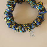 Silk Pony Dull Blue Gold