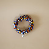 Silk Pony White Blue Checker