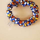 Silk Pony White Blue Checker