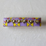 Large Barrette Purple Heart