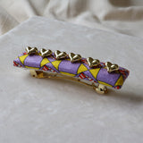 Large Barrette Purple Heart