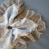 Big Lace Square Scrunchie