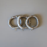 3pcs Silver Hair Pony