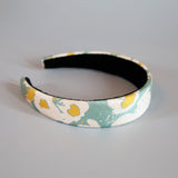 Thin Headband White Marble