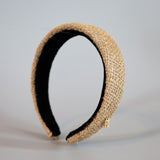 Thin Headband Brown Hemp