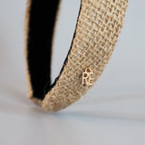 Thin Headband Brown Hemp
