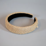 Thin Headband Brown Hemp