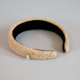 Thin Headband Brown Hemp