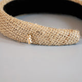 Thin Headband Brown Hemp