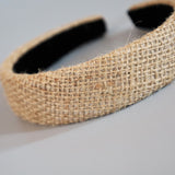 Thin Headband Brown Hemp