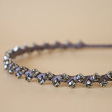 Narrow Studs Headband Grey