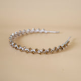 Narrow Studs Headband Beige