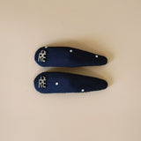 Navy Dot Hair Pin