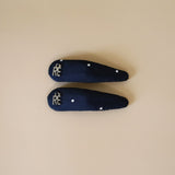 Navy Dot Hair Pin