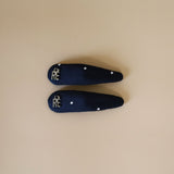 Navy Dot Hair Pin