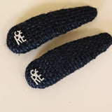 Black Hemp Hair Pin