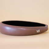 OG Headband Eco Brown Leather No Studs