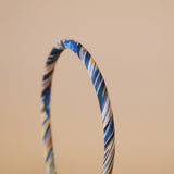 Tight Headband White Blue
