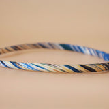 Tight Headband White Blue