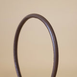 Tight Headband Eco Brown Leather No Studs