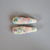 RE Hair Pin Rainbow Tweed