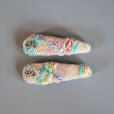 RE Hair Pin Rainbow Tweed