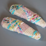 RE Hair Pin Rainbow Tweed