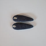 RE Hair Pin Indigo Denim