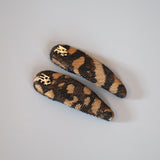 RE Hair Pin Brown Leopard