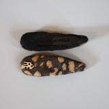 RE Hair Pin Brown Leopard