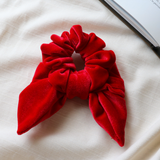 Rose Red Ribbon Scrunchie