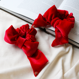 Rose Red Ribbon Scrunchie