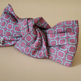 Ribbon Barrette Purple Wine