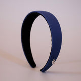 Nylon Navy Thin Headband