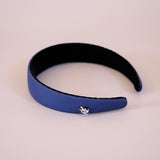Nylon Navy Thin Headband