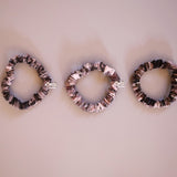 Grey Watercolor Mini Scrunchie