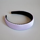 Purple Silky Satin Thin Headband